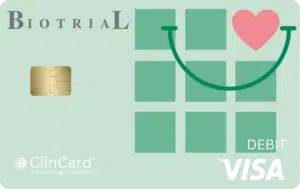 Debit card Biotrial real look