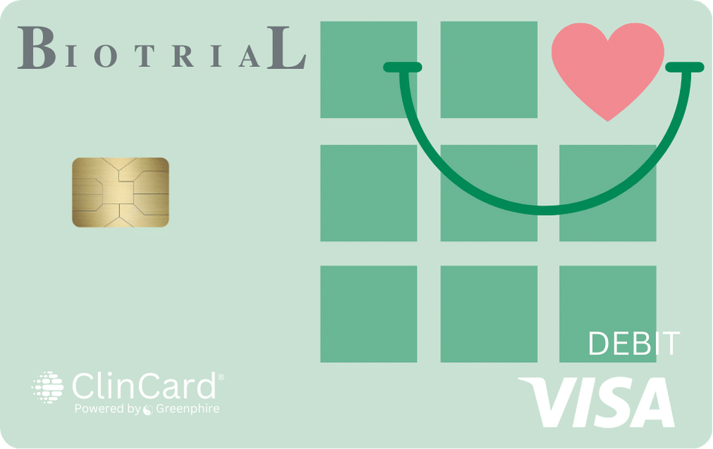 Image of Biotrial Visa Debit Card